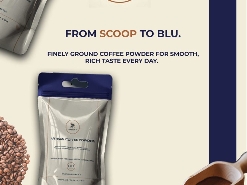 social media poster of coffee blu coffee brand 03